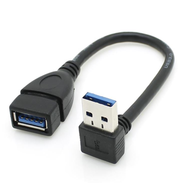 USB 3.0 90 grados cable de Angel estoy a Cable de extensión AF