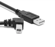 USB 2.0 A macho a USB B ángulo recto Cable para impresoras Scanners