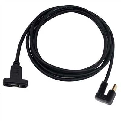 Extensión USB C de ángulo recto